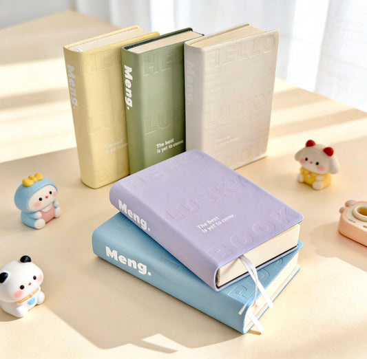 Pocket-Sized  | Soft PU Leather | Super Thick Brick Series Blank Notebook