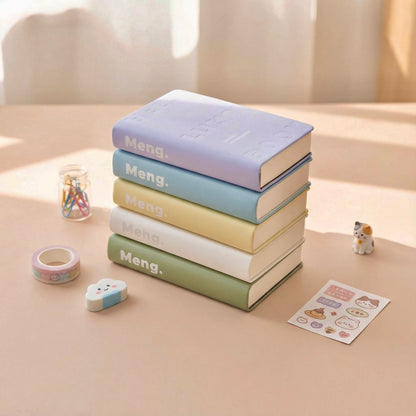 Pocket-Sized  | Soft PU Leather | Super Thick Brick Series Blank Notebook