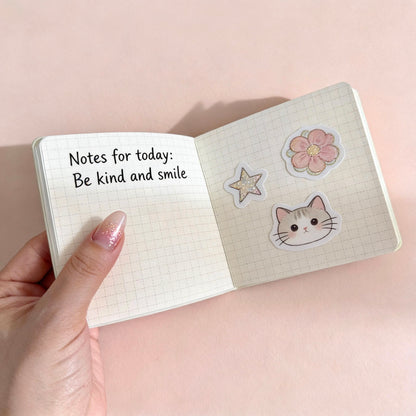 Pocket-Sized Soft PU Leather | Dreamy CUBE Journal book