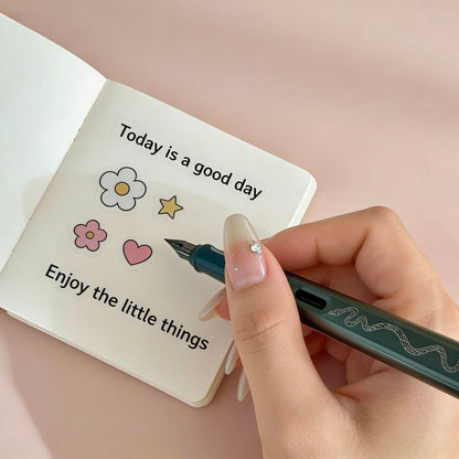 Pocket-Sized Soft PU Leather | Dreamy CUBE Journal book