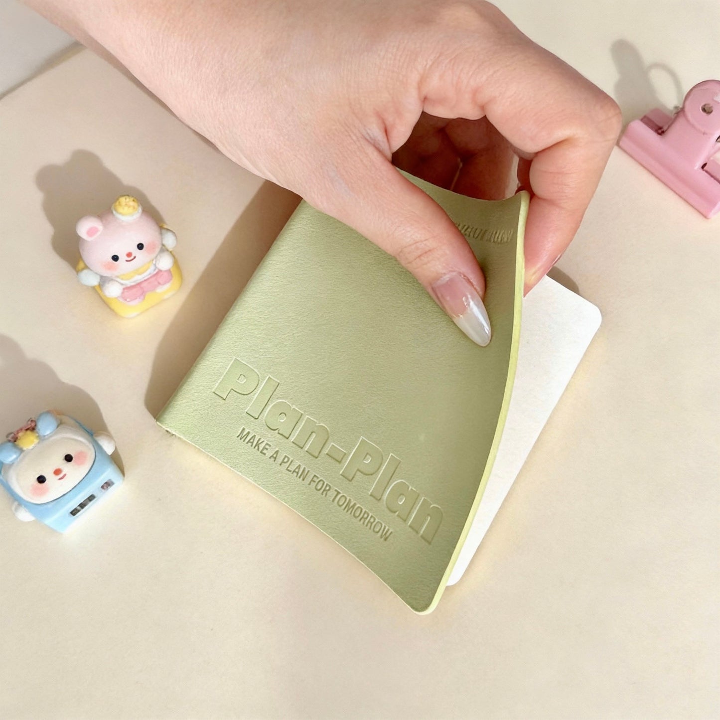 Pocket-Sized Soft PU Leather | Dreamy CUBE Journal book