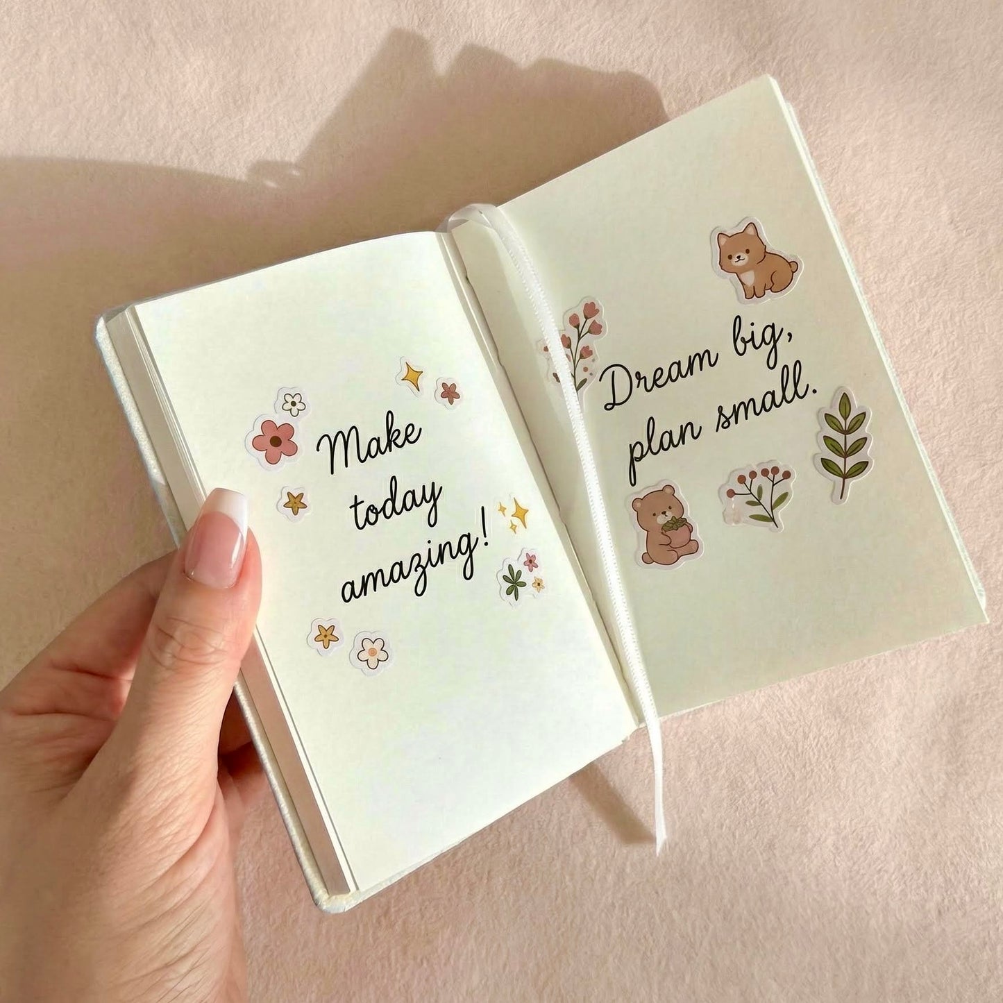 Pocket-Sized  | Soft PU Leather | Super Thick Brick Series Blank Notebook