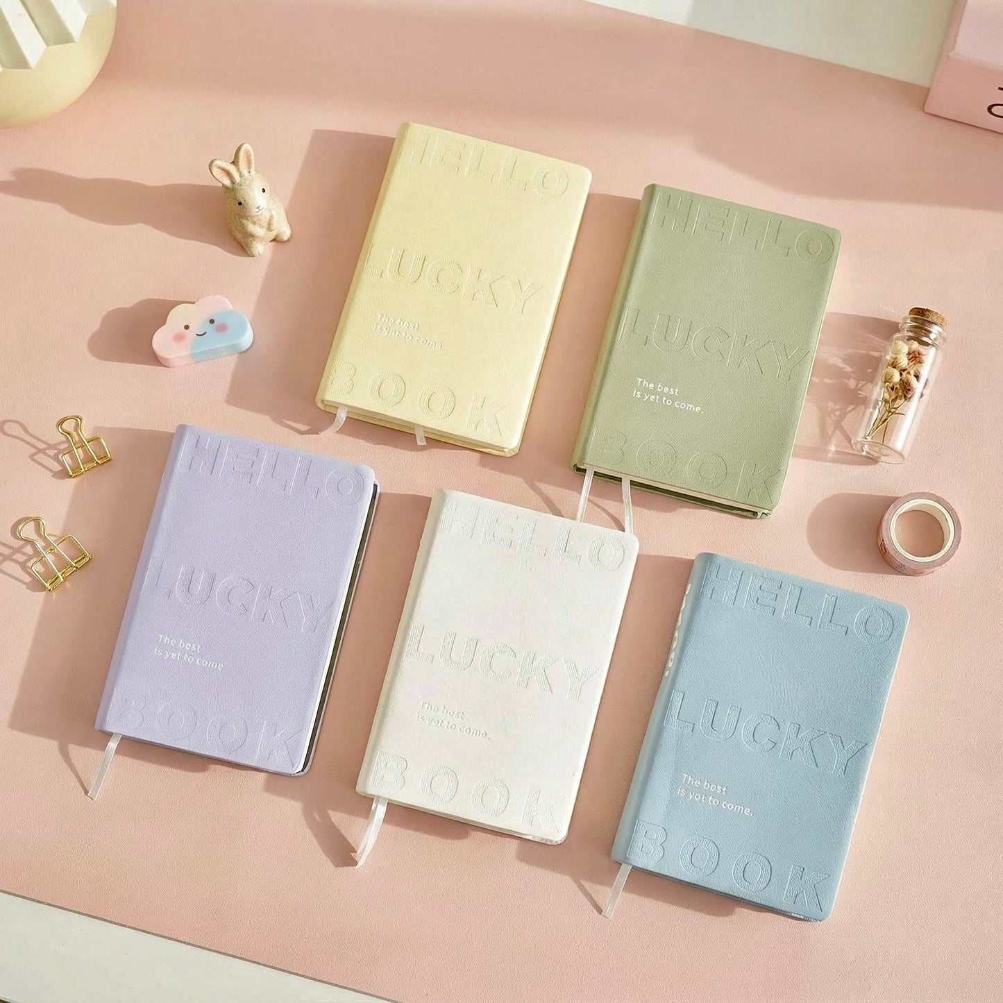 Pocket-Sized  | Soft PU Leather | Super Thick Brick Series Blank Notebook