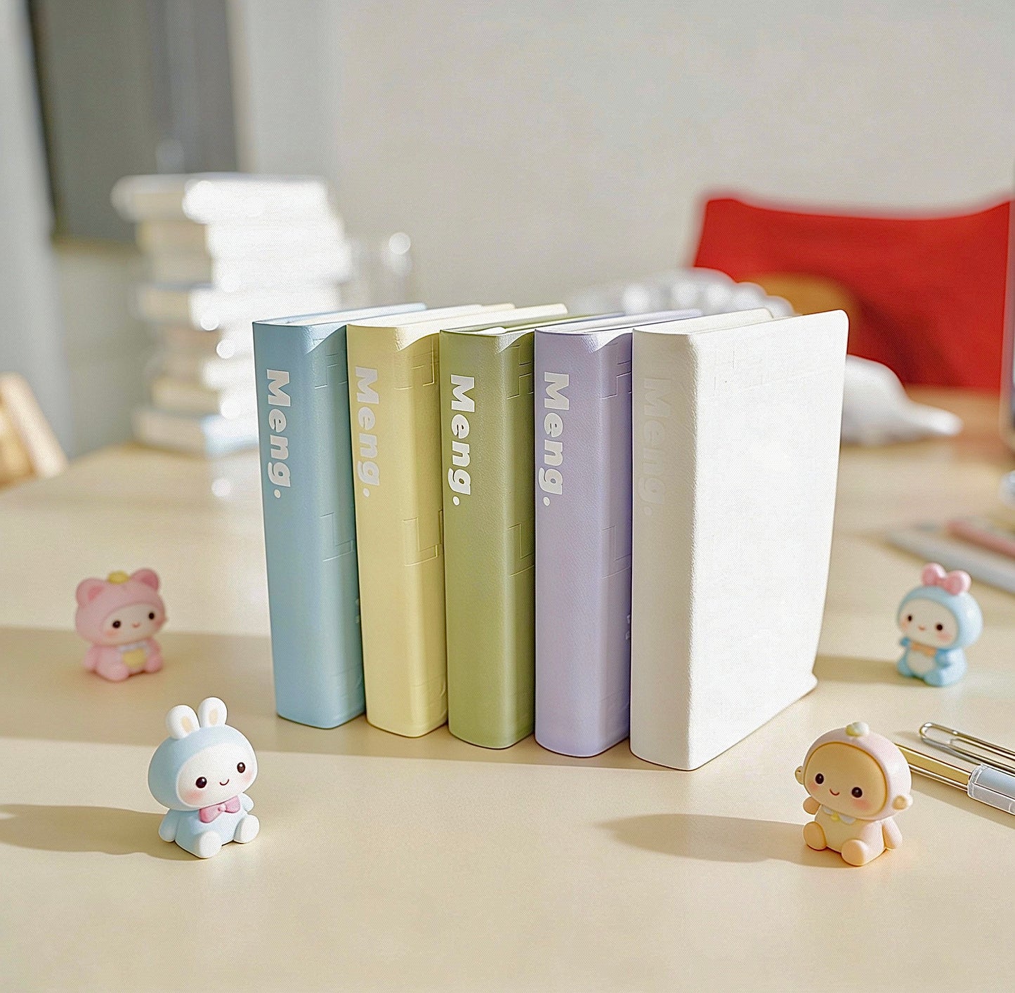Pocket-Sized  | Soft PU Leather | Super Thick Brick Series Blank Notebook