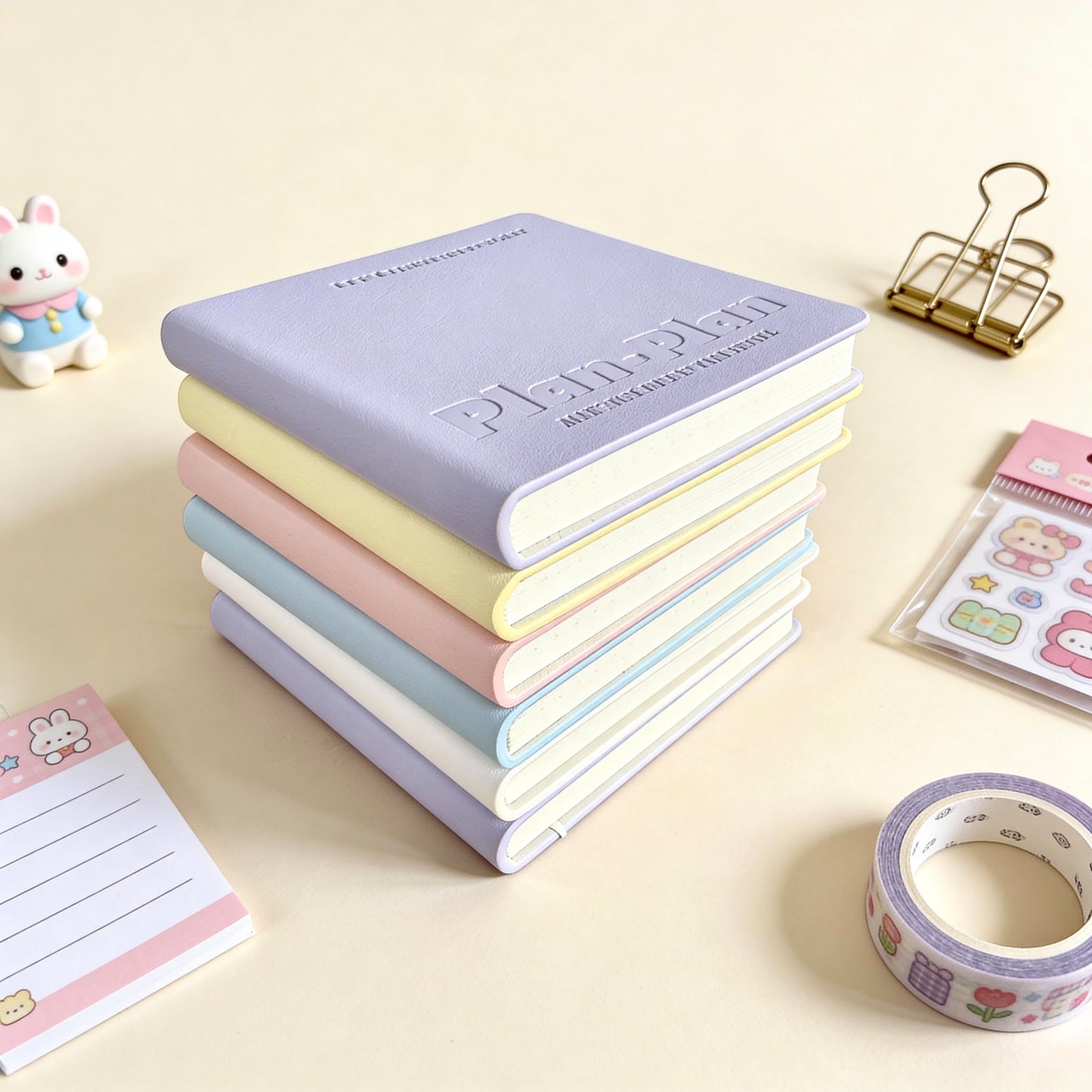 Pocket-Sized Soft PU Leather | Dreamy CUBE Journal book