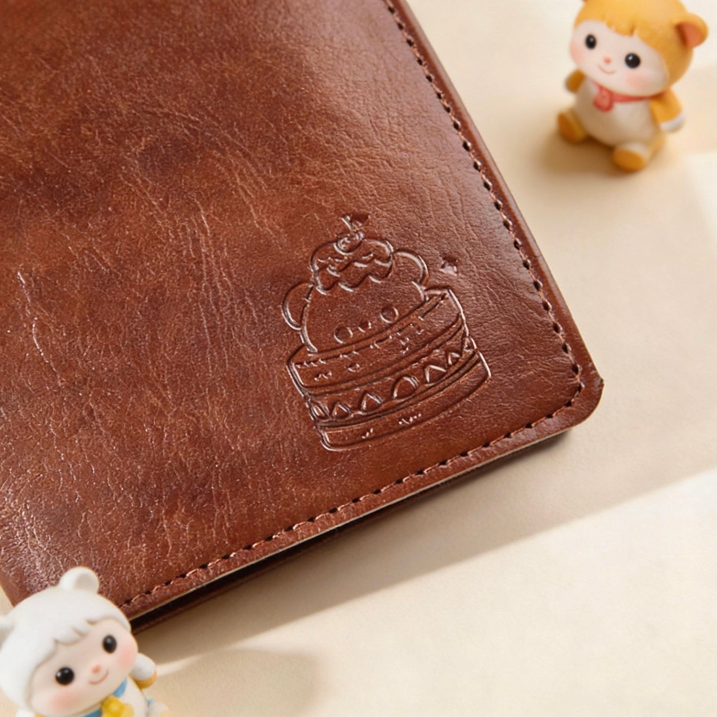 A6 | PU Leather | Subtle Cute Leather Refillable Journal Notebook