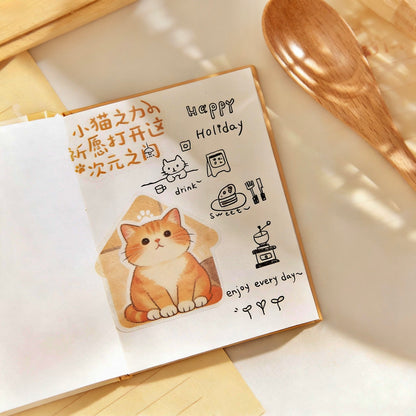 Pocket-Sized Mini Hardcover Little Meow Diary Series