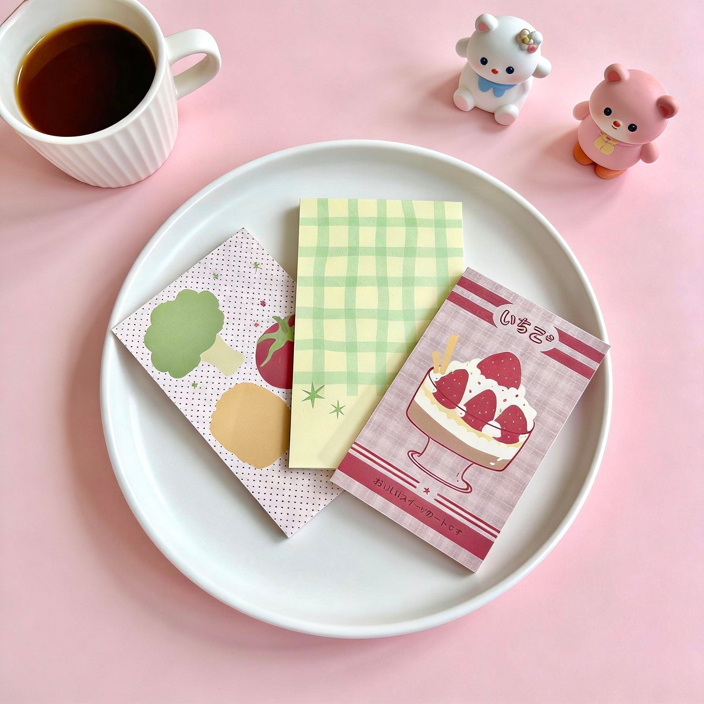 Memo Pads | Japanese-Style Kawaii Color Pop Notepads