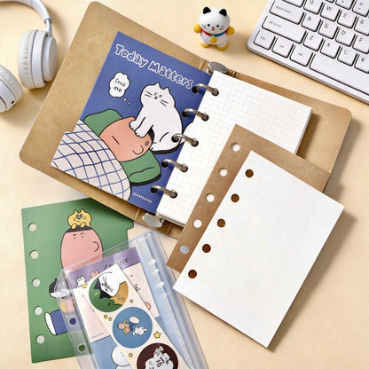 Pocket-Sized Hardcover All-in-One Creative Cat Journal