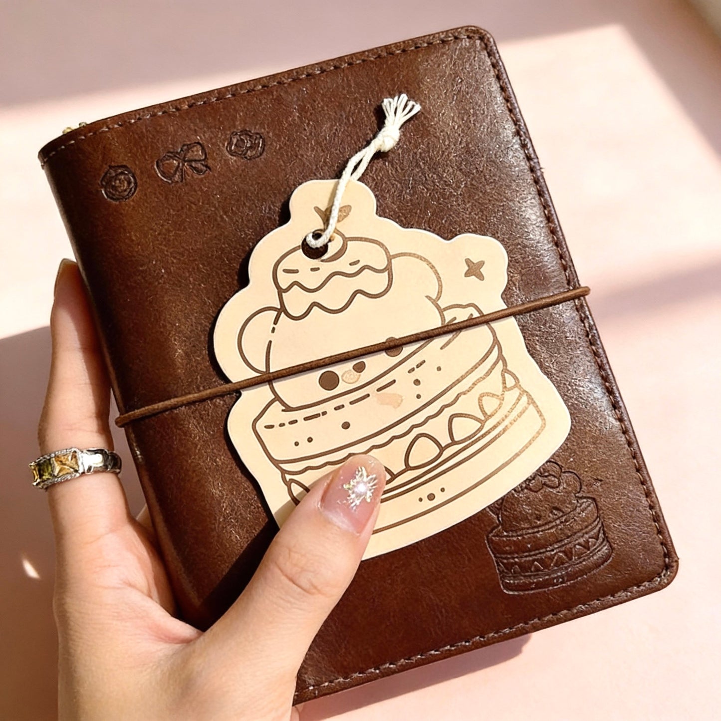 A6 | PU Leather | Subtle Cute Leather Refillable Journal Notebook