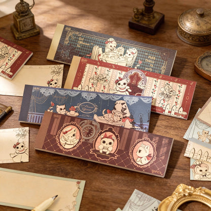 Memo Pads | Baroque Cats Tear-off Notepad | Medium