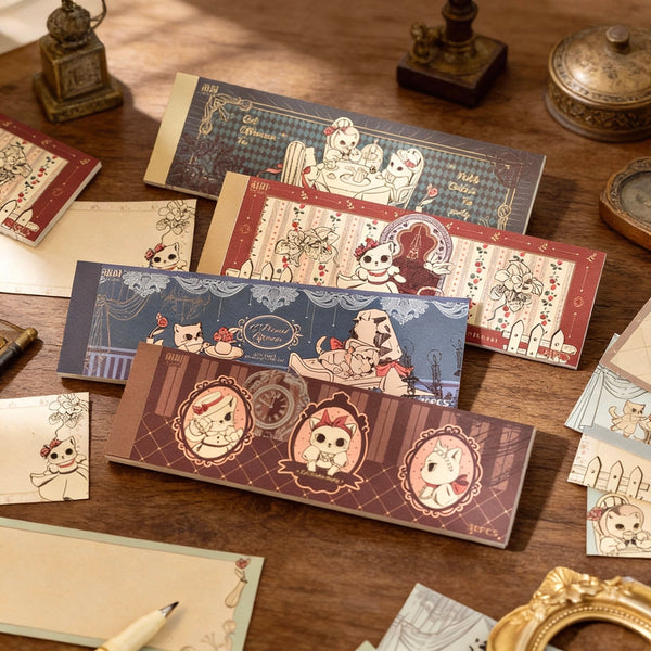 Memo Pads | Baroque Cats Tear-off Notepad | Medium