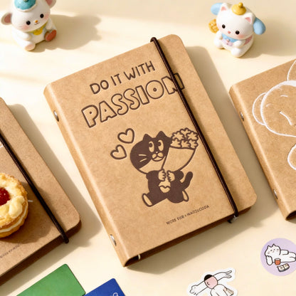 Pocket-Sized Hardcover All-in-One Creative Cat Journal