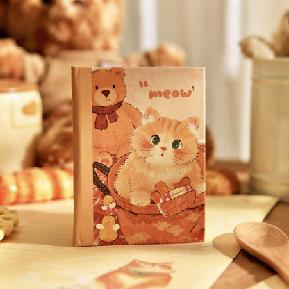 Pocket-Sized Mini Hardcover Little Meow Diary Series