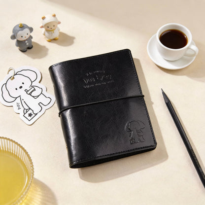 A6 | PU Leather | Subtle Cute Leather Refillable Journal Notebook