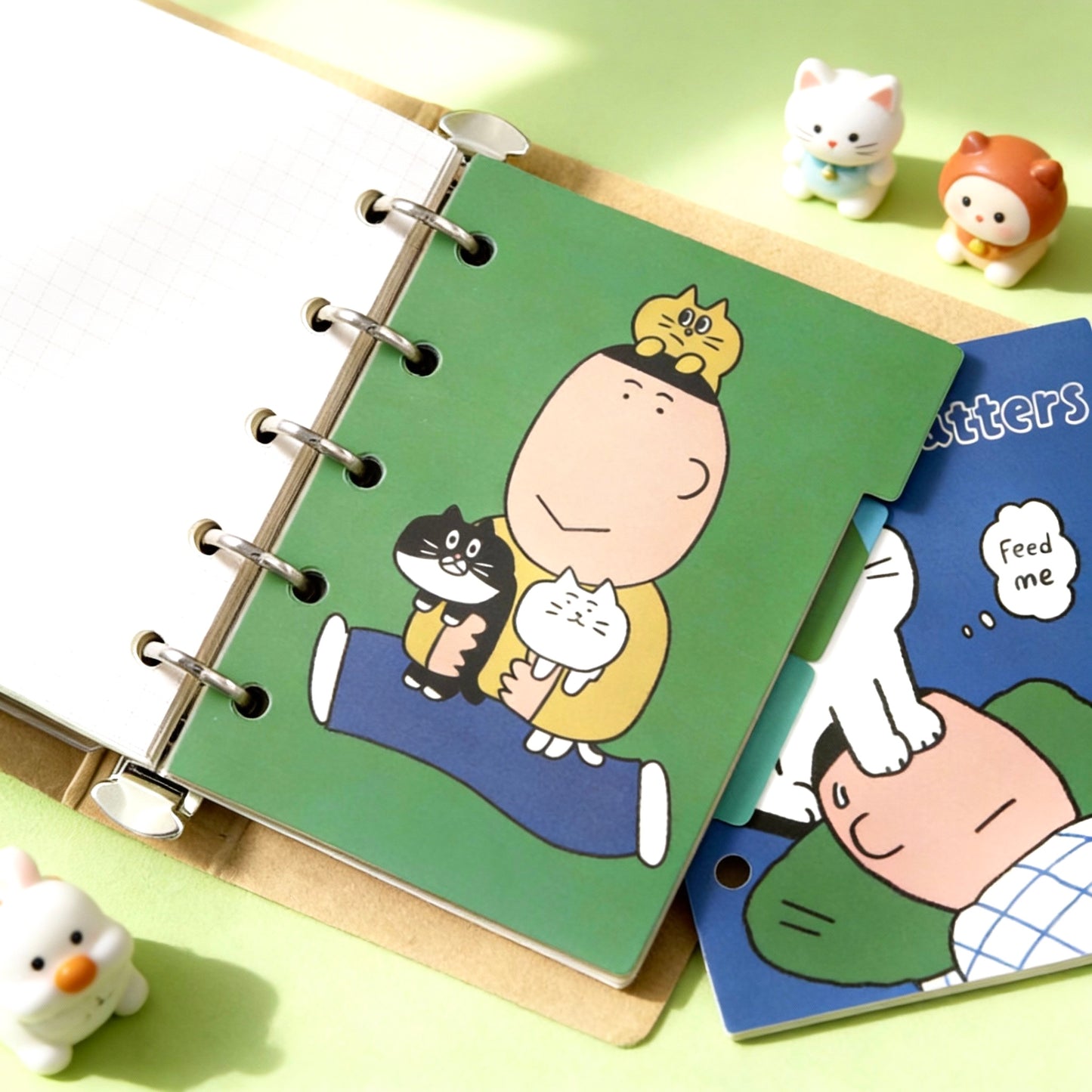 Pocket-Sized Hardcover All-in-One Creative Cat Journal