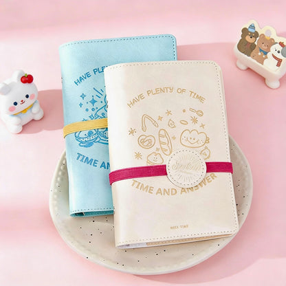 A6 | PU Leather | Mint and Lychee Fun Journal Notebook