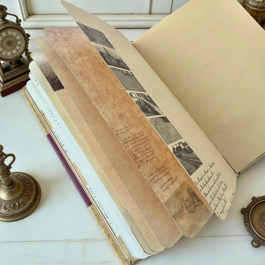 Hardcover Notebook  | Timeless Vintage European Journal