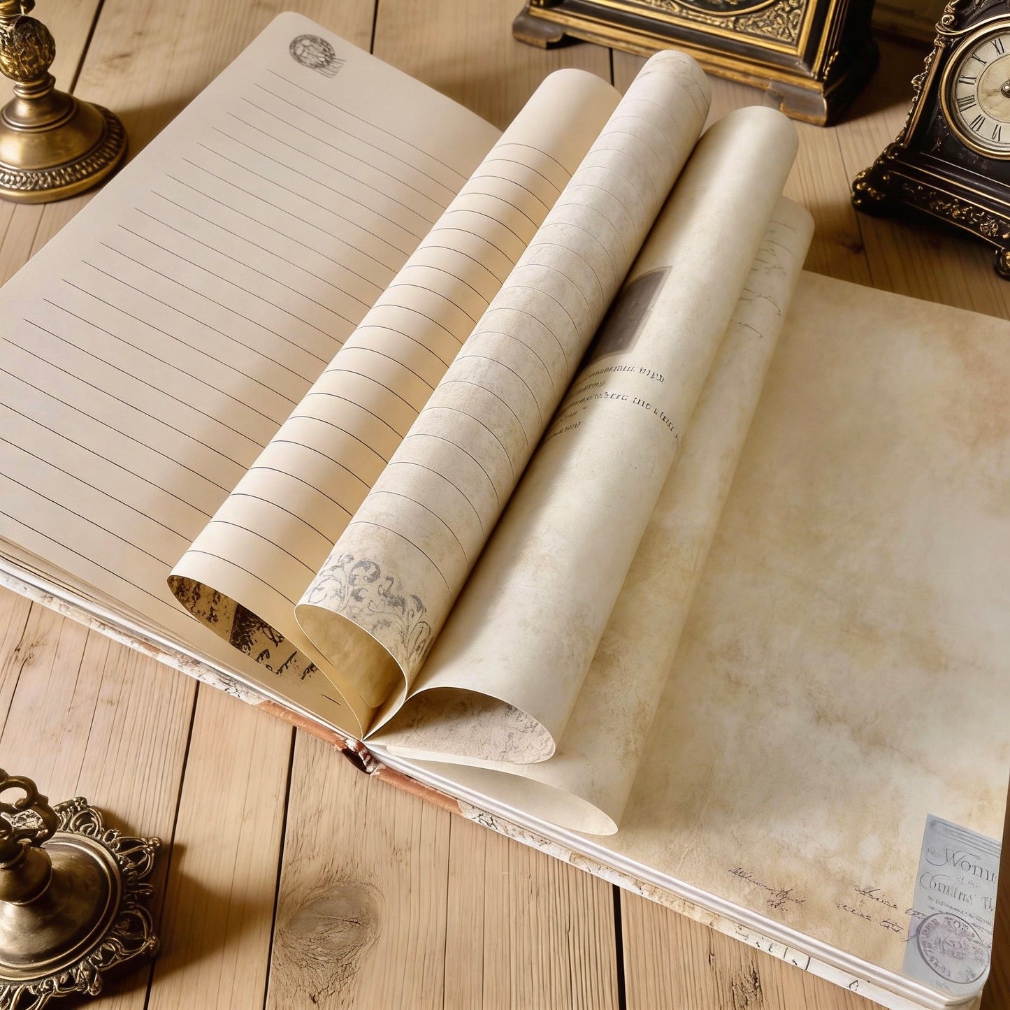 Hardcover Notebook  | Timeless Vintage European Journal