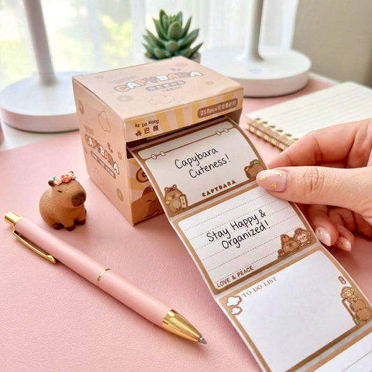 Capybara Pull-Out Sticky Notes