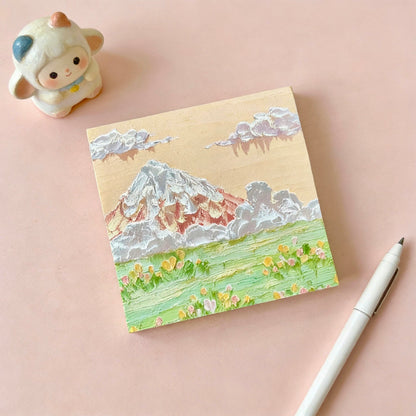 Korean style oil painting art sticky notes