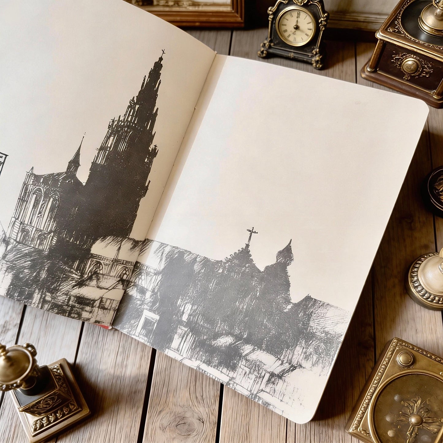 Hardcover Notebook  | Timeless Vintage European Journal