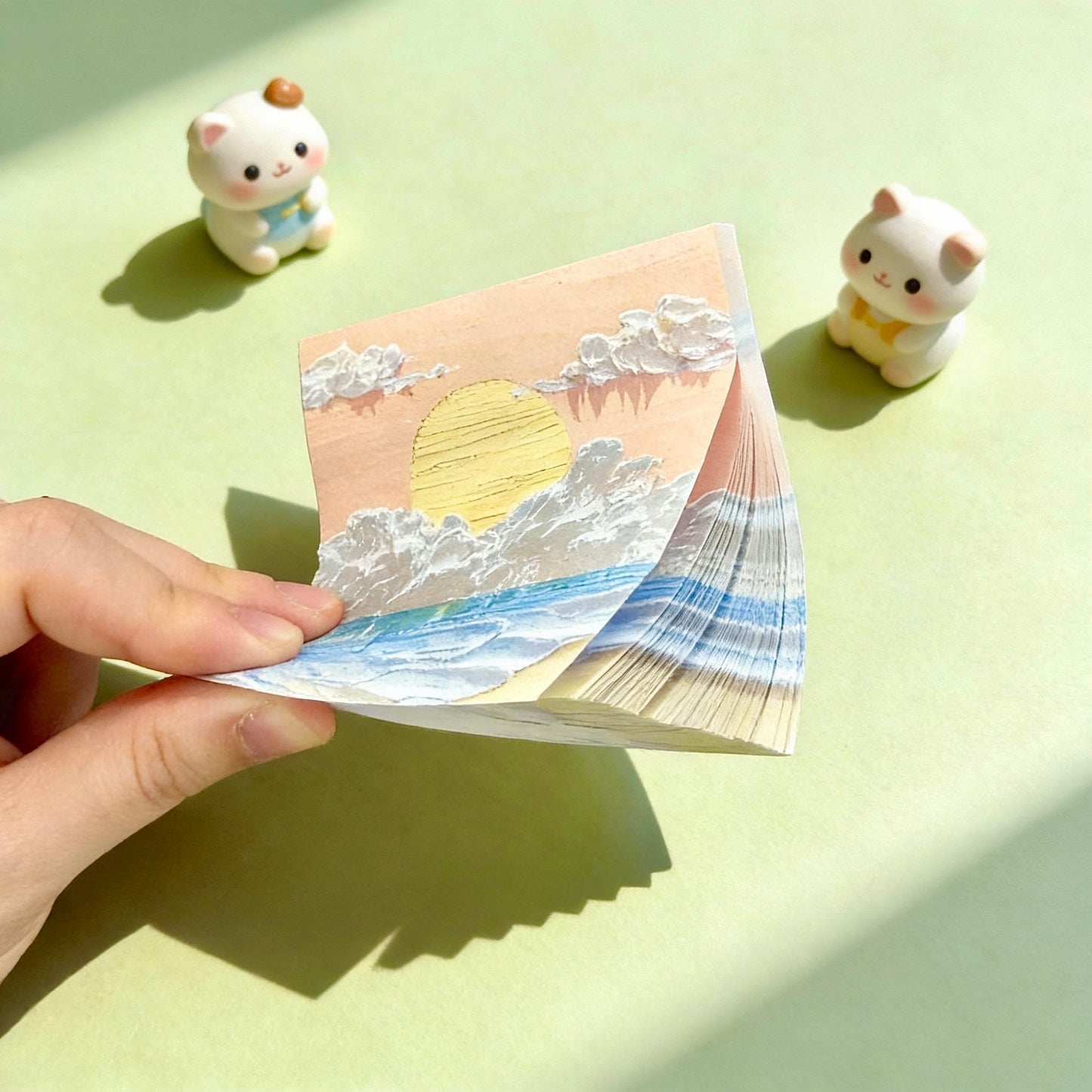 Korean style oil painting art sticky notes