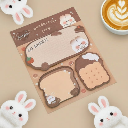 Mini Kawaii Animal Sticky Note Set Bundle