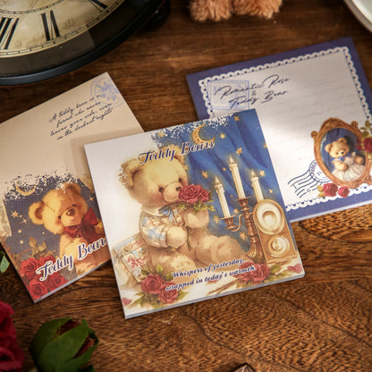 Trio Sticky Notes Set - Teddy Bear Romance Series