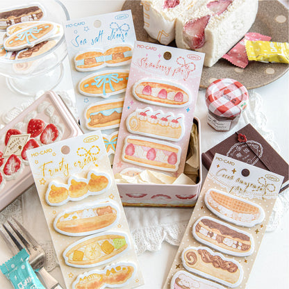 Cream Bakery Sticky Notes Set | Index Tabs