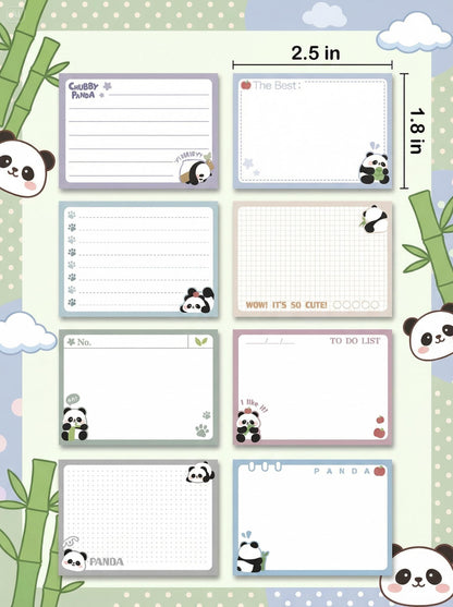 Chubby Panda Pull-Out Sticky Notes