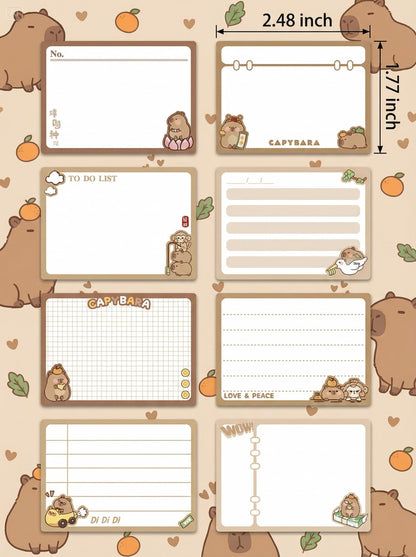 Capybara Pull-Out Sticky Notes