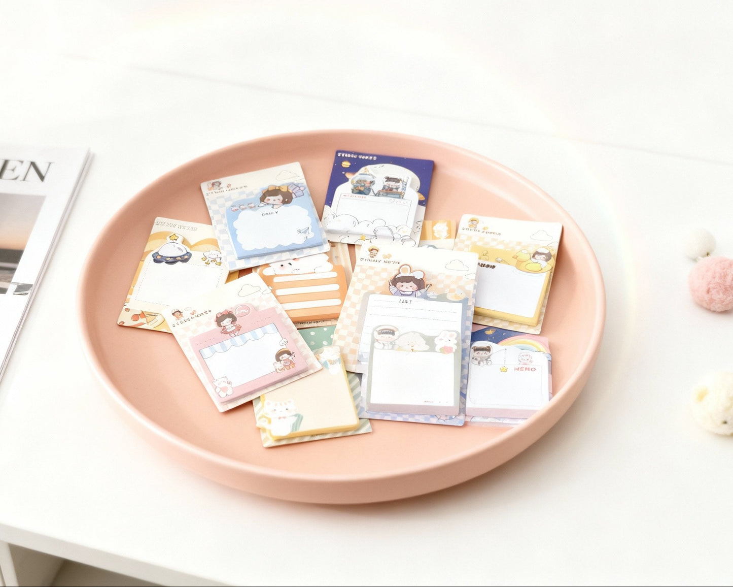 4 Pack - Sweet Millie Korean Style Sticky notes