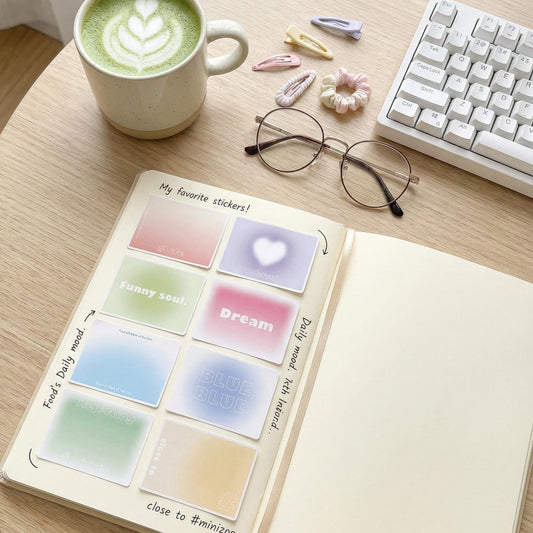 Blush Gradient Pull-Out Sticky Notes