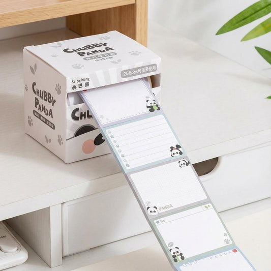 Chubby Panda Pull-Out Sticky Notes
