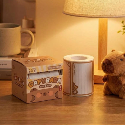Capybara Pull-Out Sticky Notes