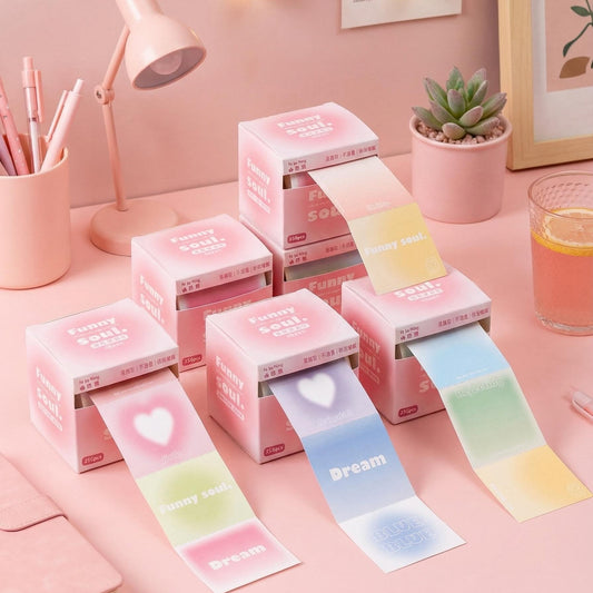 Blush Gradient Pull-Out Sticky Notes