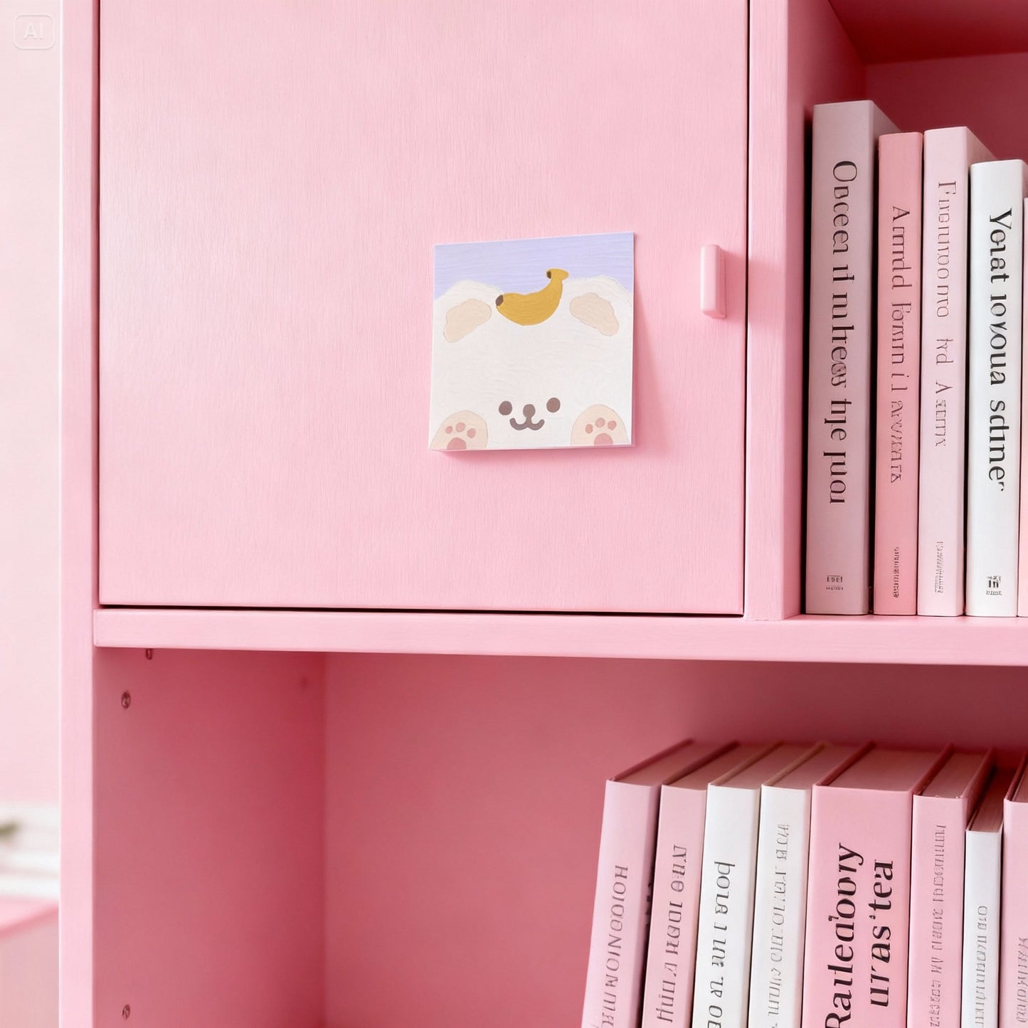 Korean and Japanese Style Cute Animal Oil-Painting Sticky Note Pads