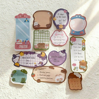 Mini Kawaii Animal Sticky Note Set Bundle
