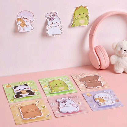 Kawaii Animal Shaped Mini Sticky Note Pads