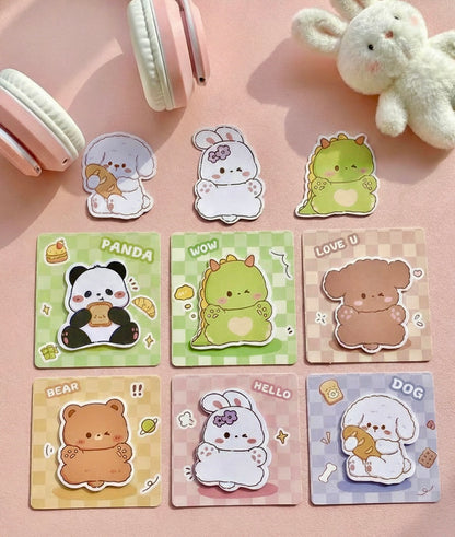 Kawaii Animal Shaped Mini Sticky Note Pads