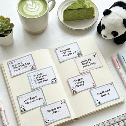 Chubby Panda Pull-Out Sticky Notes