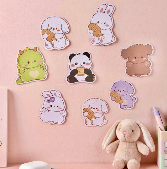Kawaii Animal Shaped Mini Sticky Note Pads