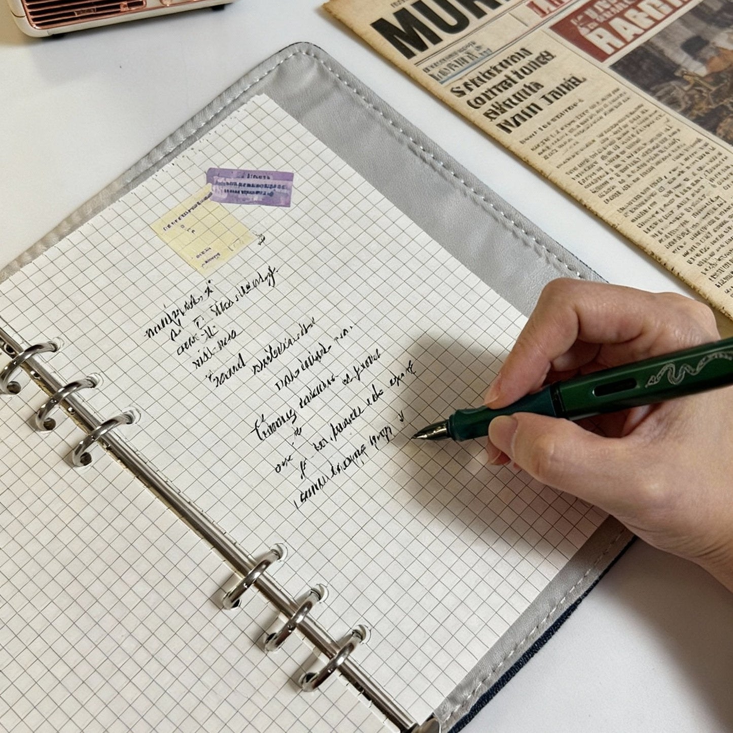 A5 Refillable Notebook | Denim Cover | Blue Jean Vibes Journal