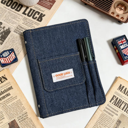 A5 Refillable Notebook | Denim Cover | Blue Jean Vibes Journal