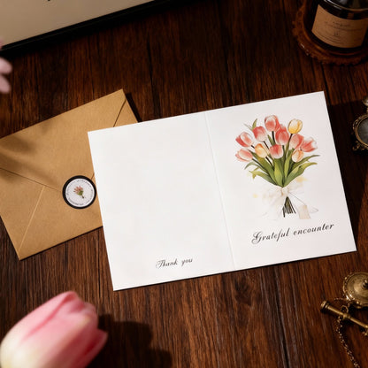 Fresh Bloom Greeting Card Thank You Card