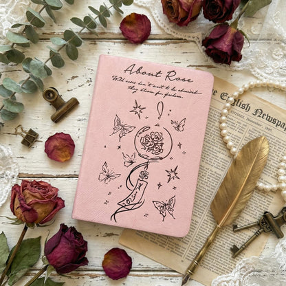 A6 | Premium Textured Cover | Wishful Rose Series Journal Notebook
