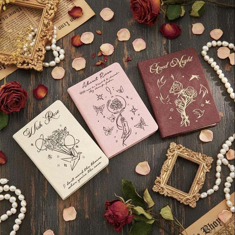 A6 | Premium Textured Cover | Wishful Rose Series Journal Notebook