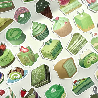 50 Pcs Individual Stickers | Dessert and Snack Collection