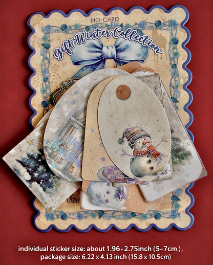 Christmas Stickers - Festive Winter Gift Tags